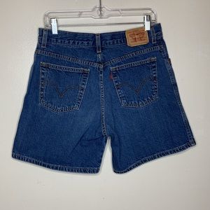 Vintage Blue Denim Jean Shorts